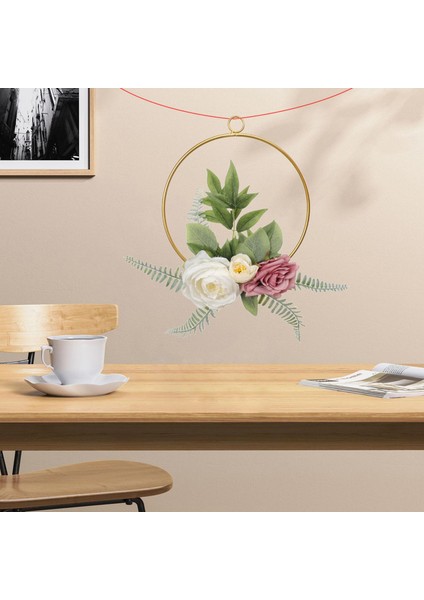 Ferforje Yapay Çiçek Dıy El Sanatları Düğün Bebek Duş Süsleri Için 28X25 cm (Yurt Dışından) indirimleri
