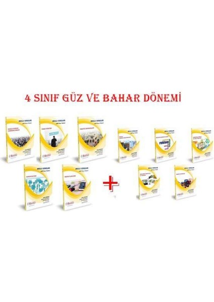 Açıköğretim Halkla İlişkiler ve Reklamcılık 4. Sınıf Güz ve Bahar (Ciltli)