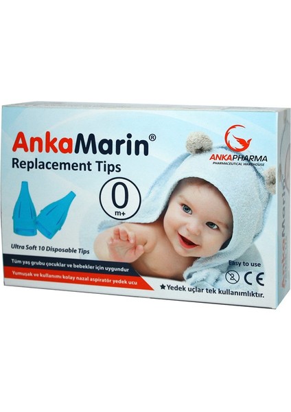 Ankamarin Aspiratör Yedek Yumuşak Uç 10LU