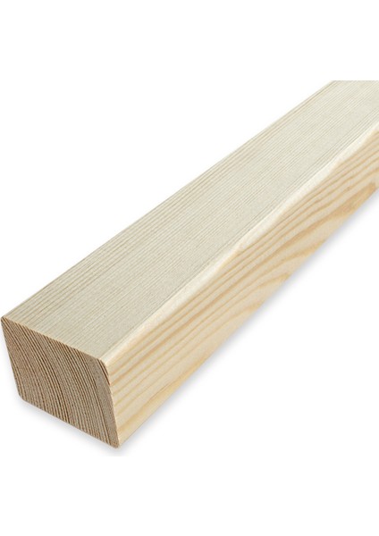 4*4 cm Silinmiş Ladin Çıta- 200 cm (10 Adet)(Montessori V.b)