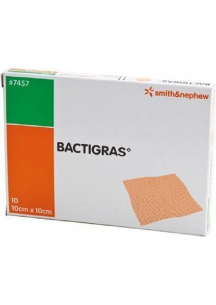 Smith & Nephew Bactigrass Tül Gras Sargı 10 cm x 10 cm 10'lu