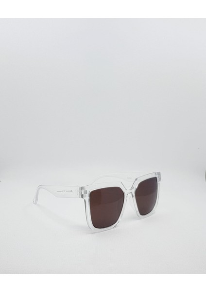 Şeffaf Kare Kadın Güneş Gözlüğü modelleri