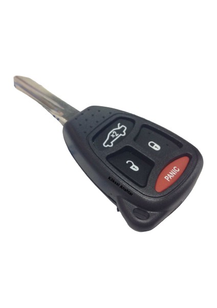 Chrysler 4 Tuşlu Anahtar Kumanda Kabı