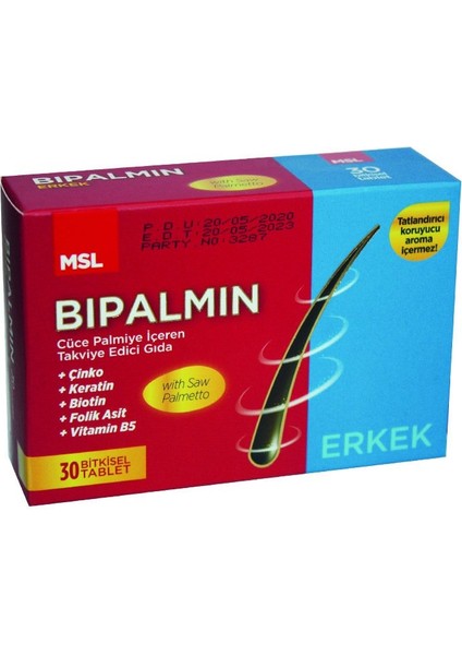 MSL Bipalmin With Saw Palmetto Men 30 Tablet