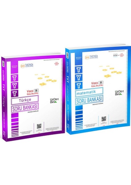 2021-2022 Sezonu Video Konu Anlatımlı TYT Matematik ve Türkçe Soru Kitabı 2 Kitap