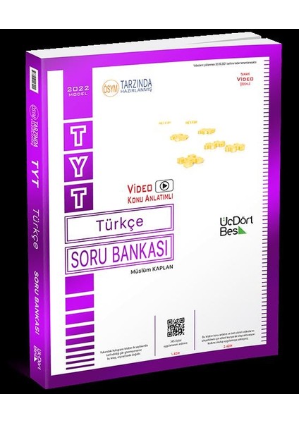 2021-2022 Sezonu Video Konu Anlatımlı TYT Matematik ve Türkçe Soru Kitabı 2 Kitap fiyatları