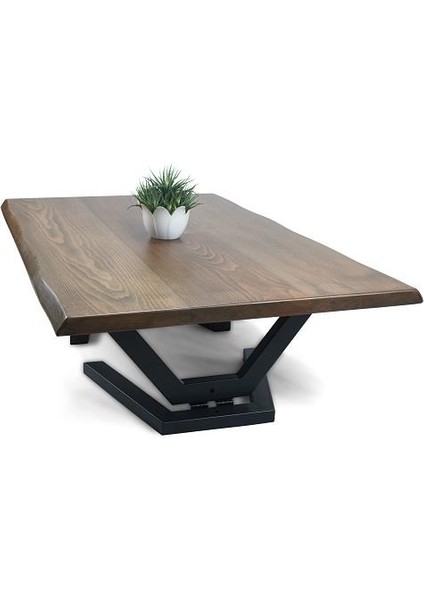 Doğal Ağaç Masif Hibrit Kütük Masa ve Sehpa 60 cm x 150 cm indirimleri
