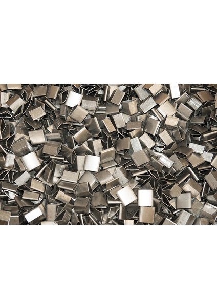 Çelik Çember Tokası 0,70 mm kalınlıkta, 19MM 1000 Adet modelleri
