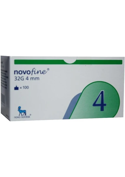 Novofine 32G Igne Ucu 4 mm