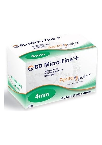 Bd Micro-Fine Insülin Kalem Iğneleri 4 mm (32G) 100 Adet