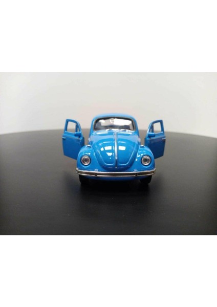 1:36 Volkswagen Beetle Vosvos Çek Bırak Model Araba (Mavi) modelleri