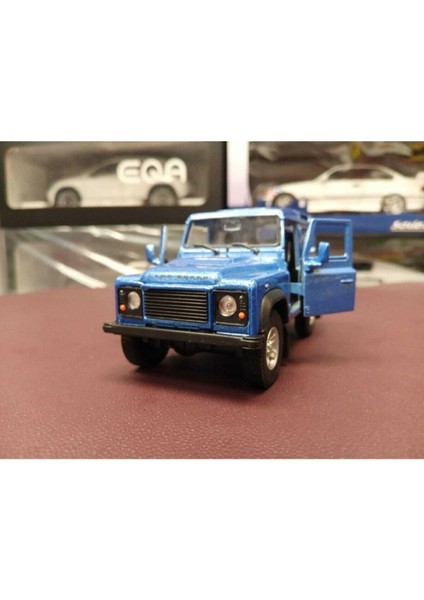 Land Rover Defender Maket Çek Bırak Diecast Model(Mavi)