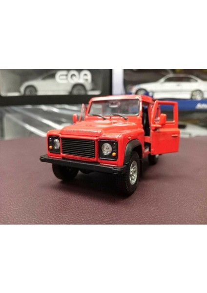 Land Rover Defender Maket Çek Bırak Diecast Model Kırmızı