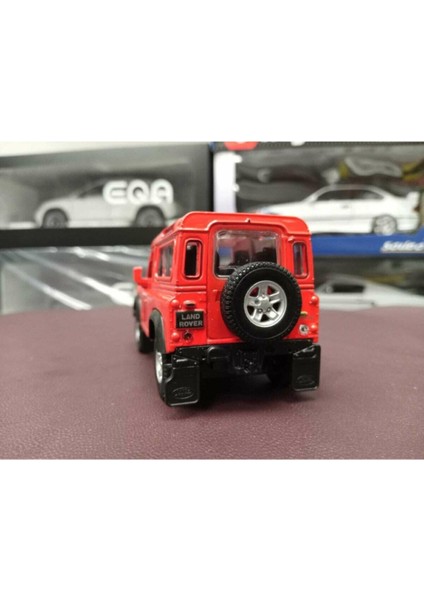 Land Rover Defender Maket Çek Bırak Diecast Model Kırmızı modelleri