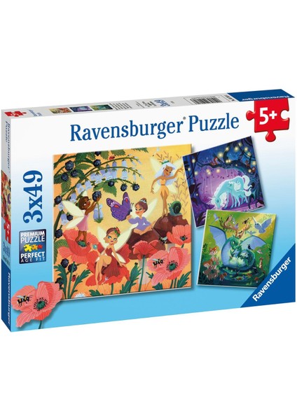 3X49 Parça Puzzle Sihirli Karakterler 051816
