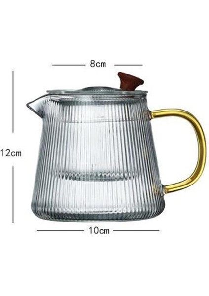 Stopetop Çaydanlık Isıya Dayanıklı Kalın Cam 500 ml (Yurt Dışından)