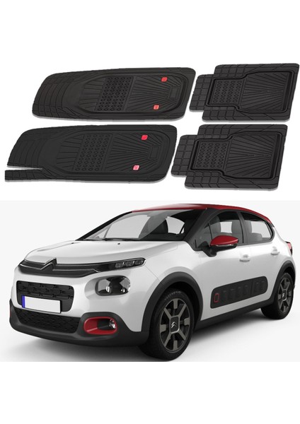 Citroen C3 2017+ Uyumlu Paspas Seti PP341A1