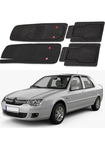 Oto Pandami Citroën C-Elysée 2002-2013 Uyumlu Paspas Seti PP361A1