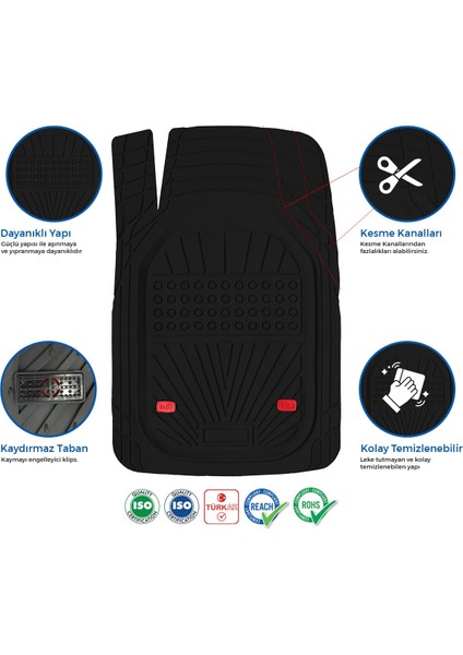 Kia Magentis 2000-2005 Uyumlu Paspas Seti PP570A1