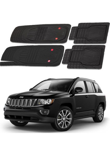 Oto Pandami Jeep Compass 1 Facelift 2011-2016 Uyumlu Paspas Seti PP551A1