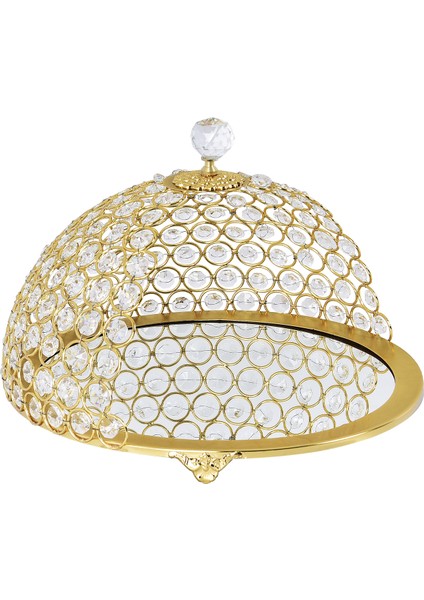 Hürrem Lüx Kristal Taşlı Aynalı Sunumluk A 30X21