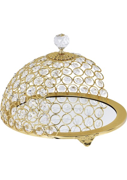 Hürrem Lüx Kristal Taşlı Aynalı Sunumluk B 25X18