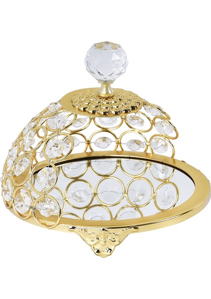 Hürrem Lüx Kristal Taşlı Aynalı Sunumluk D 15X13