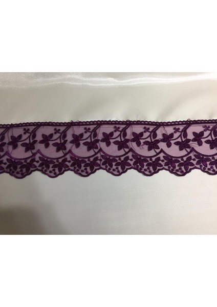 Seramoni Güpürlü Monoray Kumaş Krem/Mor Masa Örtüsü Dikdörtgen 170*230 cm - 874 fiyatları