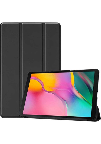 Samsung Galaxy Tab S7 Fe Lte T737-T736-T733-T730 Kılıf Standlı Smart Cover Ince