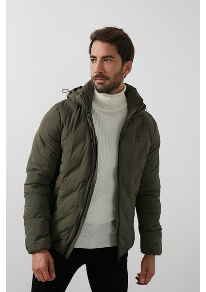 Henry Coat 100565228 Gogsu Armalı Sısme Mont Haki fiyatları
