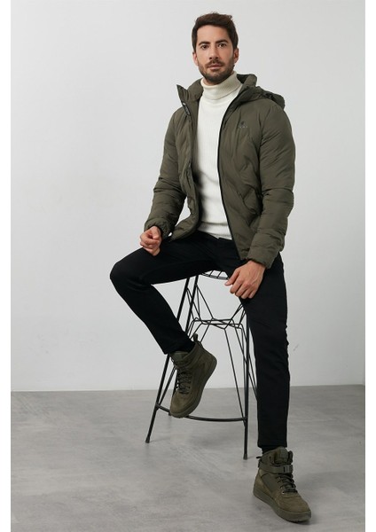 Henry Coat 100565228 Gogsu Armalı Sısme Mont Haki modelleri