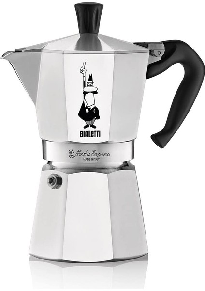 Moka Pot Express 6 Cup (Bialetti Moka Pot Express 6 Cup Aluminum Gray)