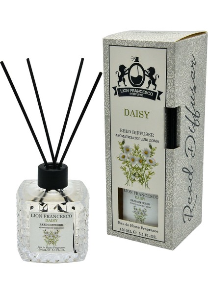 Reed Diffuser Daısy Bambu Çubuklu Oda Kokusu 150 ml