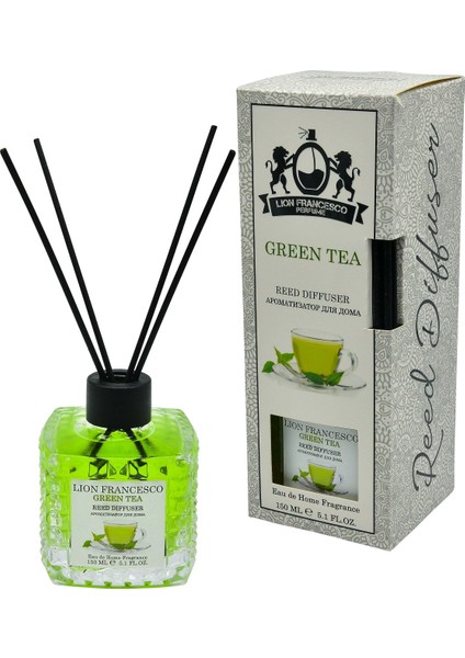 Reed Diffuser Green Tea Bambu Çubuklu Oda Kokusu 150 ml