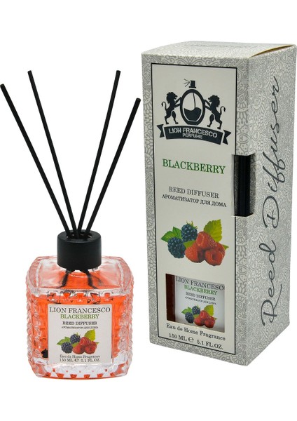 Reed Diffuser Blackberry Bambu Çubuklu Oda Kokusu 150 ml