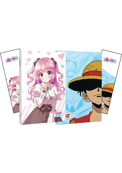 Violet + Luffy Defter + Ayraç 2'li