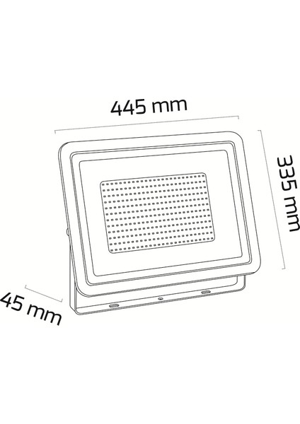 GY6022-250 LED Projektör 250 W Antrasit