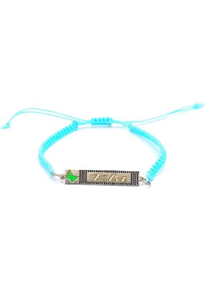 Isimli Ayarlanabilir Asansörlü Gümüş Bileklik 201020244