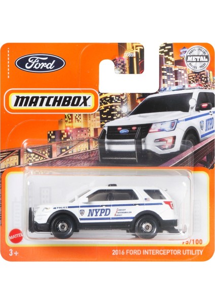 1:64 Tekli Arabalar '16 Ford Interceptor Utility