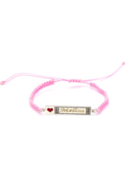 Isimli Ayarlanabilir Asansörlü Gümüş Bileklik 201020245