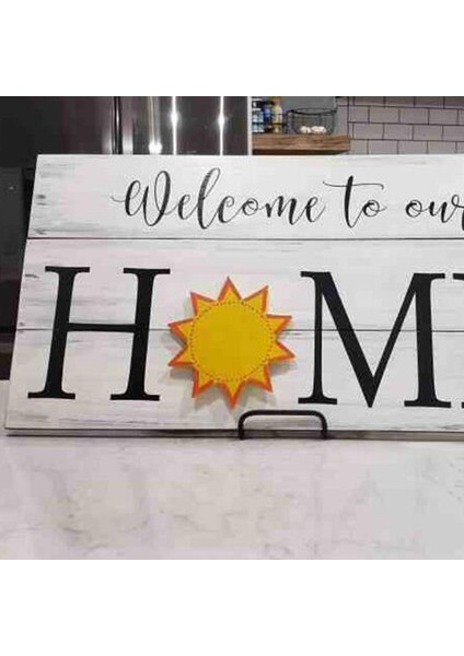 "evimize Hoşgeldiniz" Büyük Ahşap Kapı Etiketleri Kapı Askısı (Yurt Dışından) fiyatları
