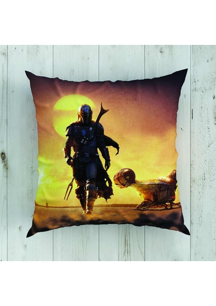 Linens Disney Mandolorian Pamuk Lisanslı Kırlent