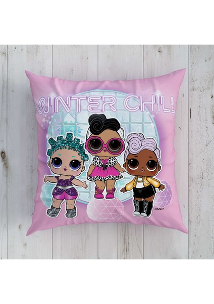 Lol Surprise Winter Pamuk Lisanslı Kırlent