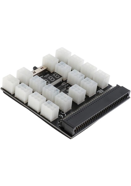 17 Port LED Ekran Voltmetre Göstergeli Güç Modülü Sunucu Kartı Breakout Port