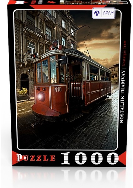 Adam Games Nostaljik Tramvay 1000 Parça Puzzle Yapboz