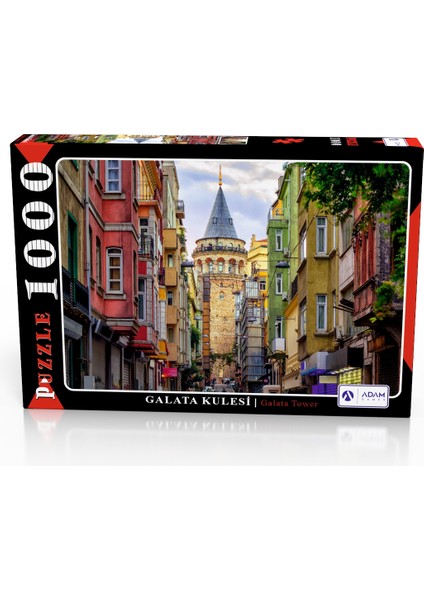 Galata Kulesi 1000 Parça Puzzle Yapboz