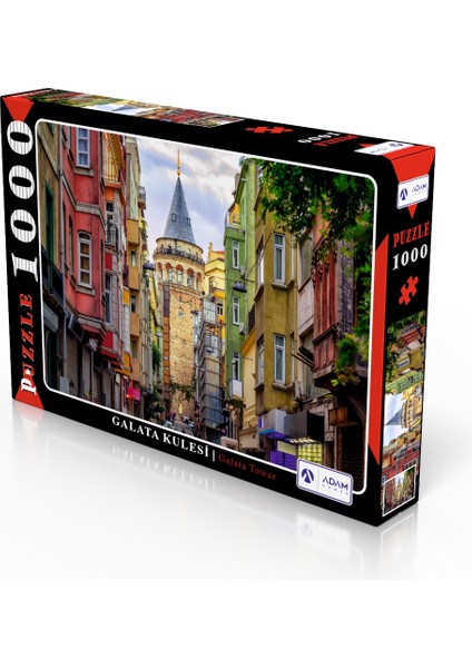 Galata Kulesi 1000 Parça Puzzle Yapboz