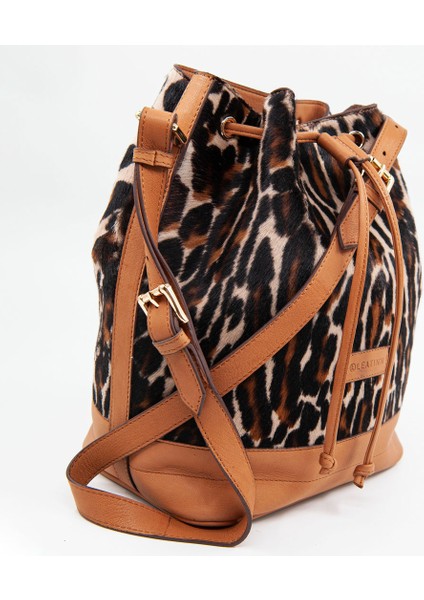 Taba Kadın Leopar Baskılı Torba Deri Çanta fiyatları