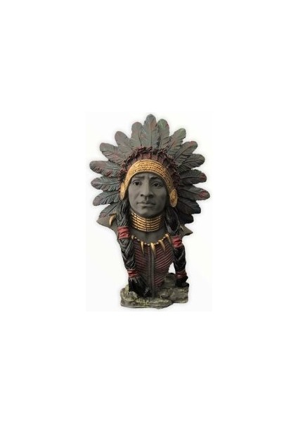 Dekoratif Kızılderili Heykeli (31X20CM)