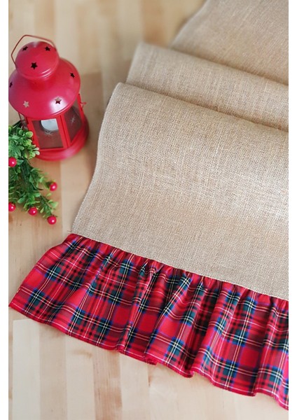 Jüt Runner Ekose Fırfırlı